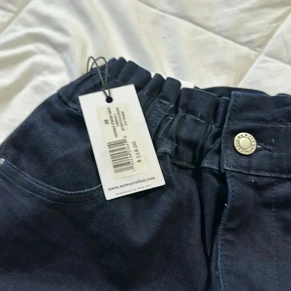 WEWOREWHAT PAPERBAG STRAIGHT ANKLE JEAN SIZE 28 NWT - Picture 5 of 9